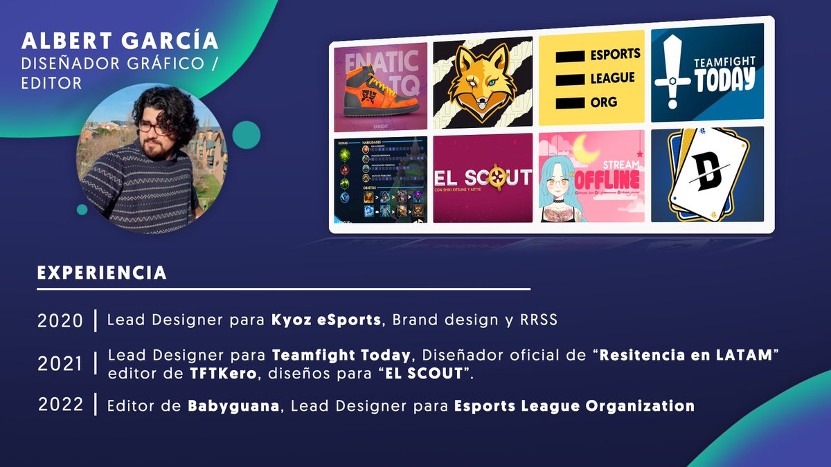 imalbertgrey's tweet photo. ✨BUSCO TRABAJO✨

🔹Busco trabajo como diseñador/editor para cualquier equipo/marca/influencer

🔹Especialidades:
-Diseño y branding
-Edición de vídeo
-Motion Graphics

🔹Referencias: @TFTKero @babyguana @gorksmite 

🔹Contacto: 📩MD o 📧albertjobs99@gmail.com

Se agradecen RT💛 https://t.co/bLn1SQS6H6