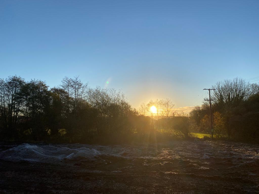 NGD_LTD's tweet photo. Glorious day on site today at Llys Felin #kidwelly. Fabulous sunrise from the front door of Plot 2 and the brick work of Plot 7 not too shabby either 😊
#kidwelly #ngd #properyforsalewales #bestradesmenabout #topquality #propertyfinder https://t.co/OY6GHMJibw
