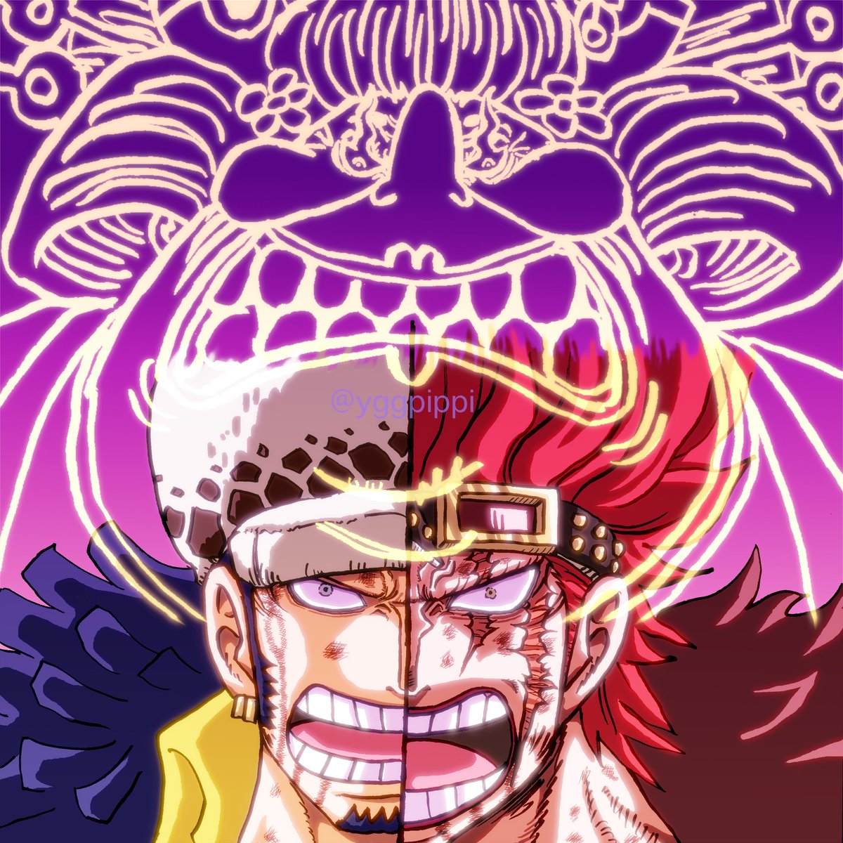 Twitter 上的 ゆぐ Ygg 今週のワンピ ゆぐの今週の一枚 第1038話 キッド ローvs ビッグ マム ユースタス キッド トラファルガー ロー シャーロット リンリン Onepiece T Co Aosh9zxexp Twitter