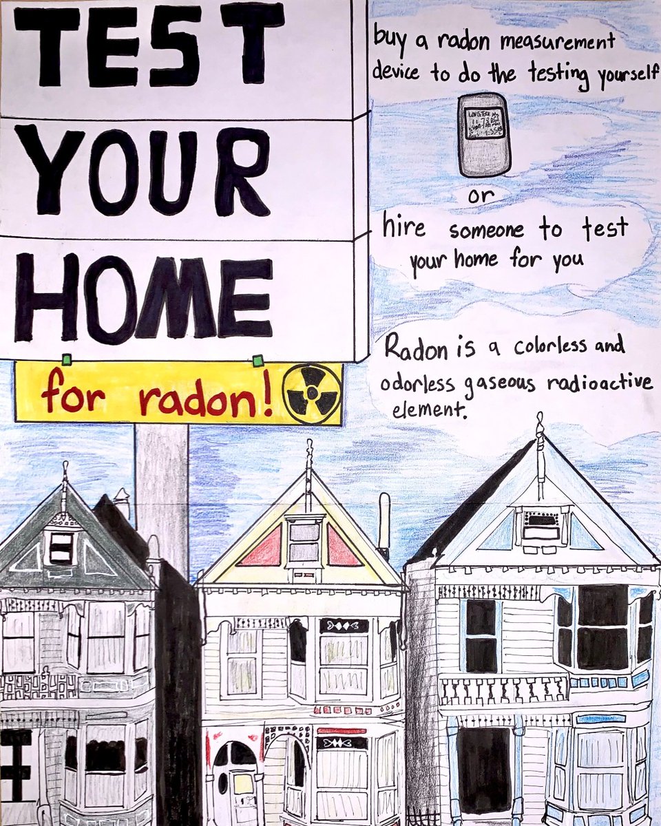HealthyLivingMo's tweet image. Did you #TestForRadon? #NationalRadonActionMonth may be ending, but it's not too late to request a test kit. 

Learn more about #Radon in Missouri at EPHTN.DHSS.Mo.Gov/EPHTN_Data_Por….

Did your student compete in the 2022 Missouri Radon Poster Contest? Winners: ow.ly/CKS650xKeCA.