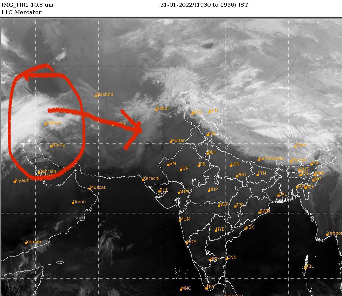 CanisPariah's tweet photo. Good/heavy #snowfall on (2),3,4,(5) feb @ western #Himalayas.
*Mod/heavy rains+hailstorm @ lower Him
Light/mod rains @ #Punjab #Haryana #Delhi #UP (2-4)feb
*More rains+Hailstorm @#foothills
Light/mod/heavy rains+hailstorm @ #Bihar #Jharkhand #WB #Sikkim (4-6)feb
#NE (5-8)feb https://t.co/FgH1xg4mCS