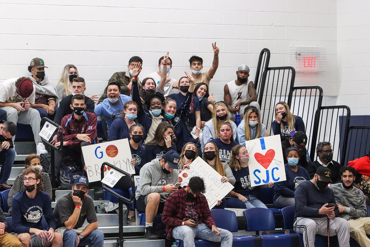 SJBKAthletics's tweet photo. NEWS | Spectator Policy Updated - Fans to return to @TheHillCenter beginning with tomorrow's MBB game vs. Manhattanville
https://t.co/cROZHSrSsJ
#BearWitnessSJC #SJCNY https://t.co/fEwYTrnP9D