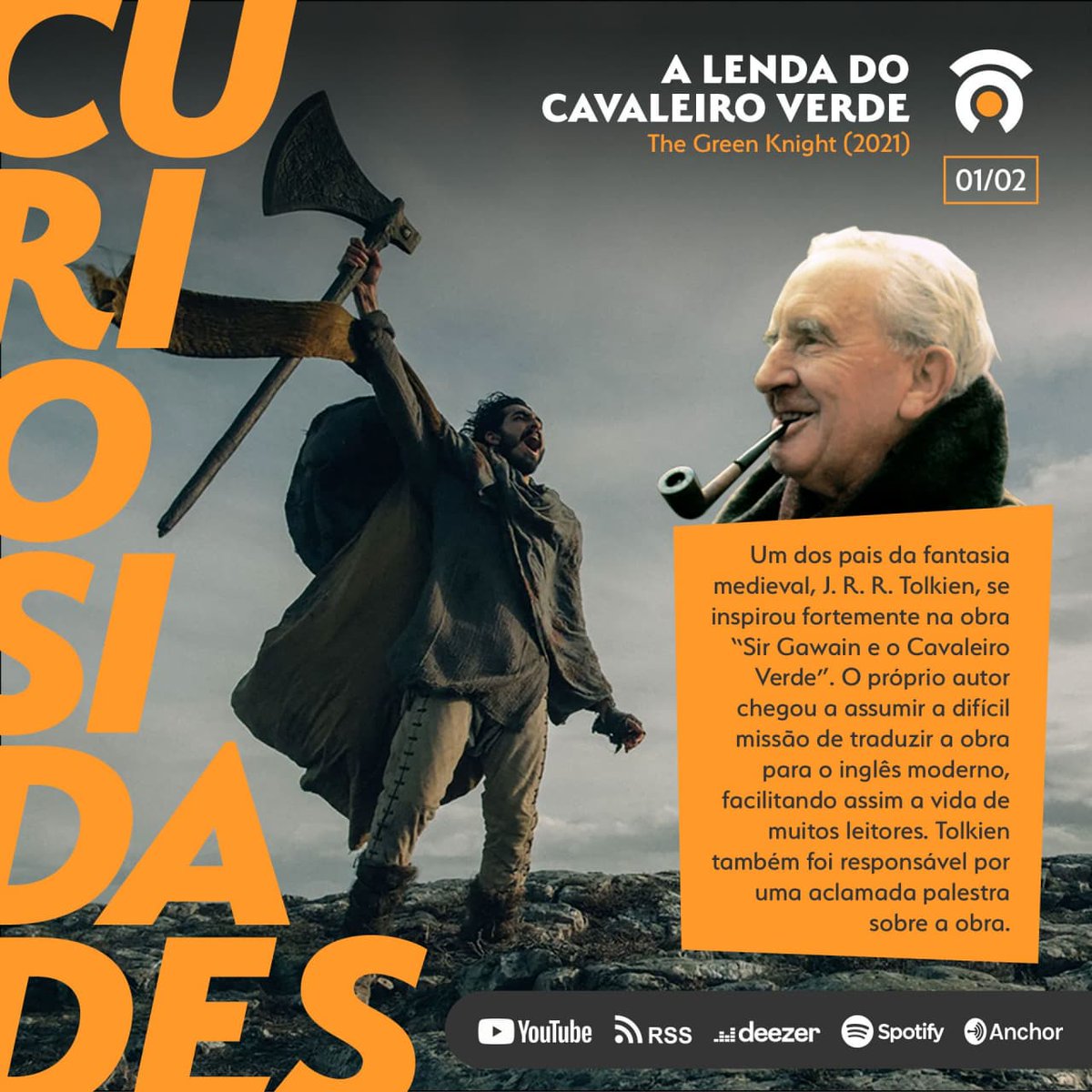 O #cineconfraria tá voltando amanhã estreando a Identidade Visual nova feita pelo ilustra confrade <a href="/berbus/">Bernardo Bulcão</a>. Amanhã a gente conversa sobre A Lenda do Cavaleiro Verde. Bora?