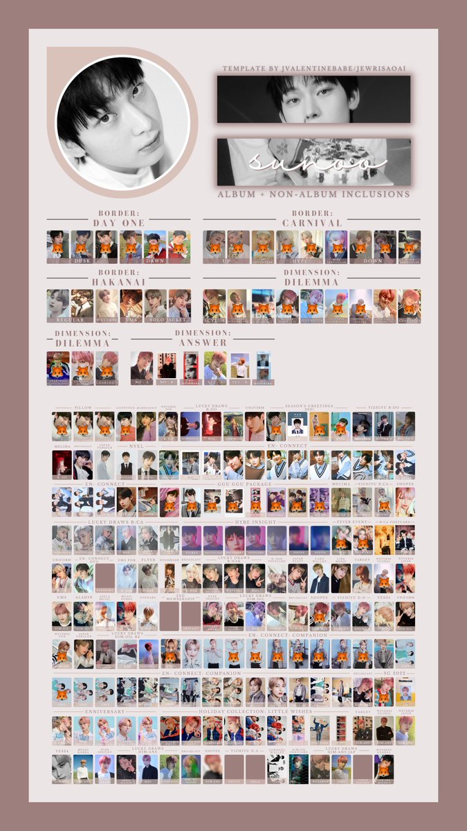 unocartz's tweet photo. ꒰ wtb lfs ph ꒱
𓏔 sunoo album and non album pc's
🦊- have

✷ still canvasing, will take lowest offer.
✷ onhand and mint condi
✷ flexi budget
✷ can do reservation.

ⵌ enhypen kim sunoo photocards https://t.co/55xnvwlaJ0
