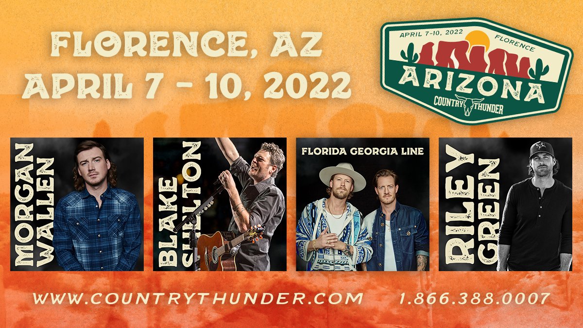 2024 Country Thunder Arizona Festival Lineup, Dates and Tickets