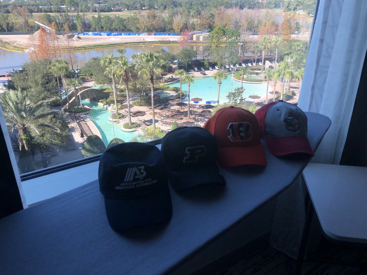WillAutomate's tweet photo. Lolโฆ 4 hats 3 daysโฆ I think I have an addictionโฆ glad to have arrived at #A3forum! @a3automate looking forward to this! #manufacturing #hataddiction #robotics #automation
#A3businessforum https://t.co/qtOhMpCMQX