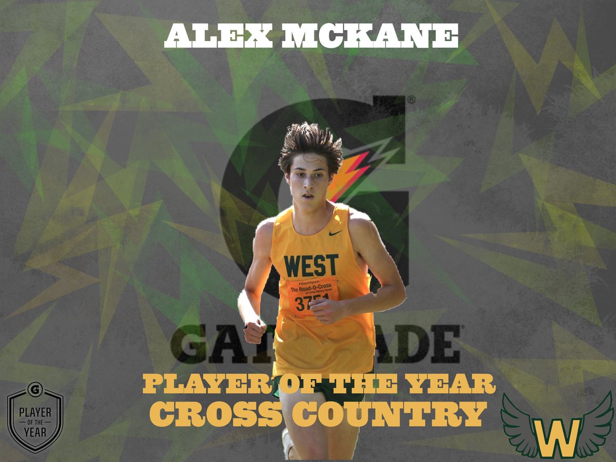 Alex McKane is your 2021 Iowa High School Boys Cross Country Gatorade Player of the Year! Well deserved!