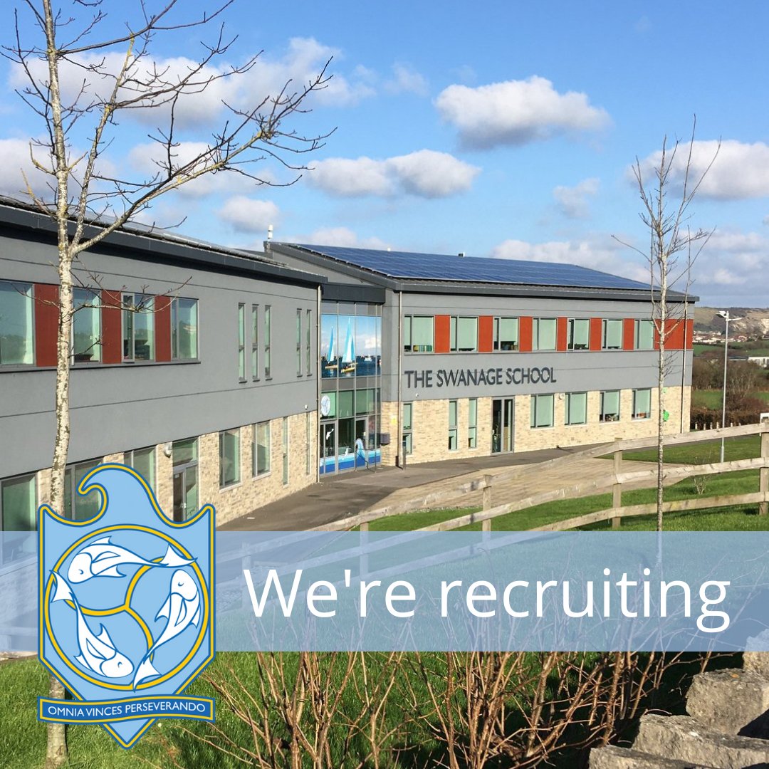 Fantastic opportunities to join The Swanage School team: see theswanageschool.co.uk/vacancies