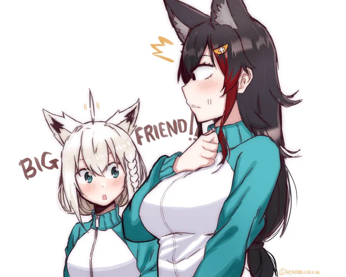 🦊✨

#絵フブキ 
#ホロライブ
#みおーん絵 