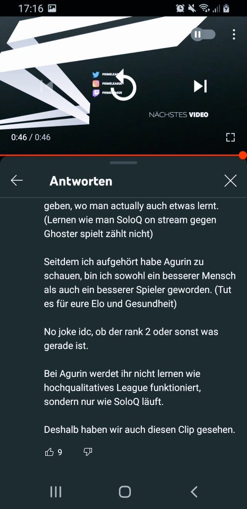 Derbaumann130's tweet photo. Was sind das denn bitte für Youtube Kommentare XD " seid dem ich argurin nicht mehr schaue bin ich ein besserer mensch" ...da muss ich aber ganz  dringend los! https://t.co/BQ9EdsQ99u