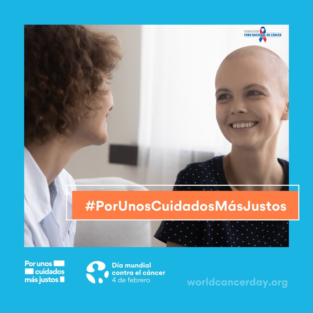 FNCChile's tweet photo. Partimos la semana con el lema de @WorldCancerDay
“#PorUnosCuidadosMásJustos” para conmemorar este 4 de febrero el #DíaMundialContraelCáncer.

En estos días tocaremos el tema de las desigualdades en la atención al cáncer en todo el mundo.
Estén atentos y comparte!
#WorldCancerDay https://t.co/TSz36qjZE0