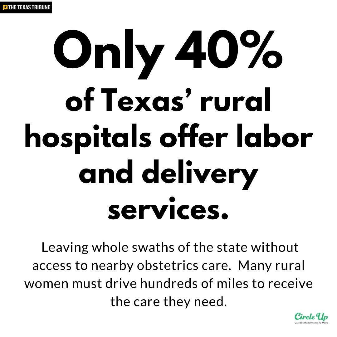 CircleUpMoms's tweet photo. The cost of the #txlege not expanding Medicaid is hitting rural communities the hardest. Moms in these areas are having to drive upwards of 100 miles to access care, putting their lives and their babies lives at elevated risk. #momscantwait 

https://t.co/9Ir8jV4KTJ https://t.co/YYofYAvM6N