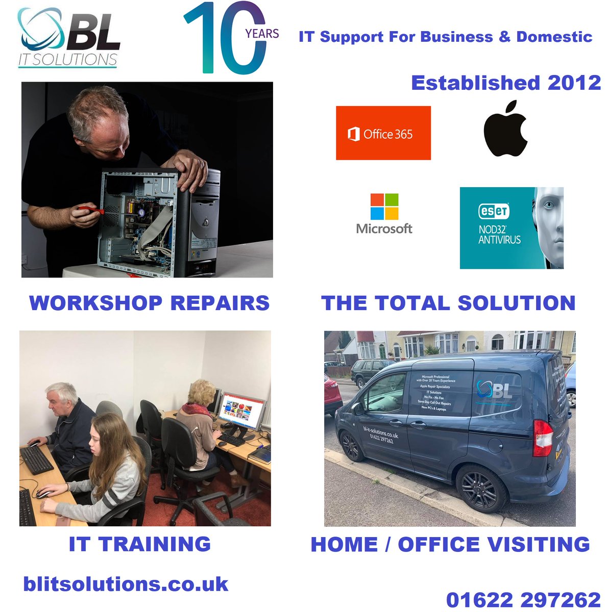 BLITSolutions's tweet photo. Ten years of supporting customers across The Southeast ! #businessowner #Microsoft #Windows10 #Homevisiting https://t.co/PmpwVm94oQ