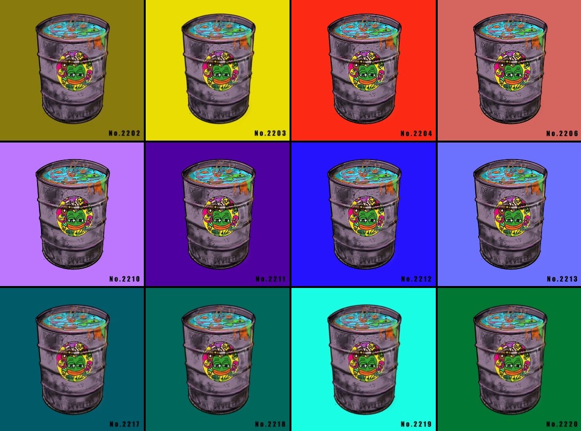 odysx2's tweet photo. Now you know who was behind #AndyWarhol #soup  #pepemized #pepesoup so strong that works on any profile pic  #pfp #pepe #pepelab #punks #cryptopunks  #BAYC  #MAYC  #pepelixir #pepemized  https://t.co/mSbCxVKKJU https://t.co/CfgFSE227J