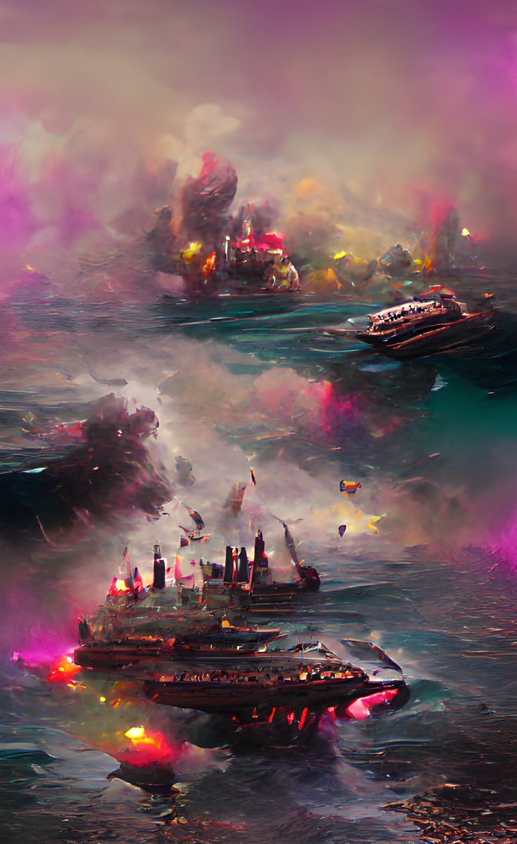 SwiftArtBot's tweet photo. “the battleships will sink beneath the waves” - taylor swift https://t.co/xwx4E89QHo