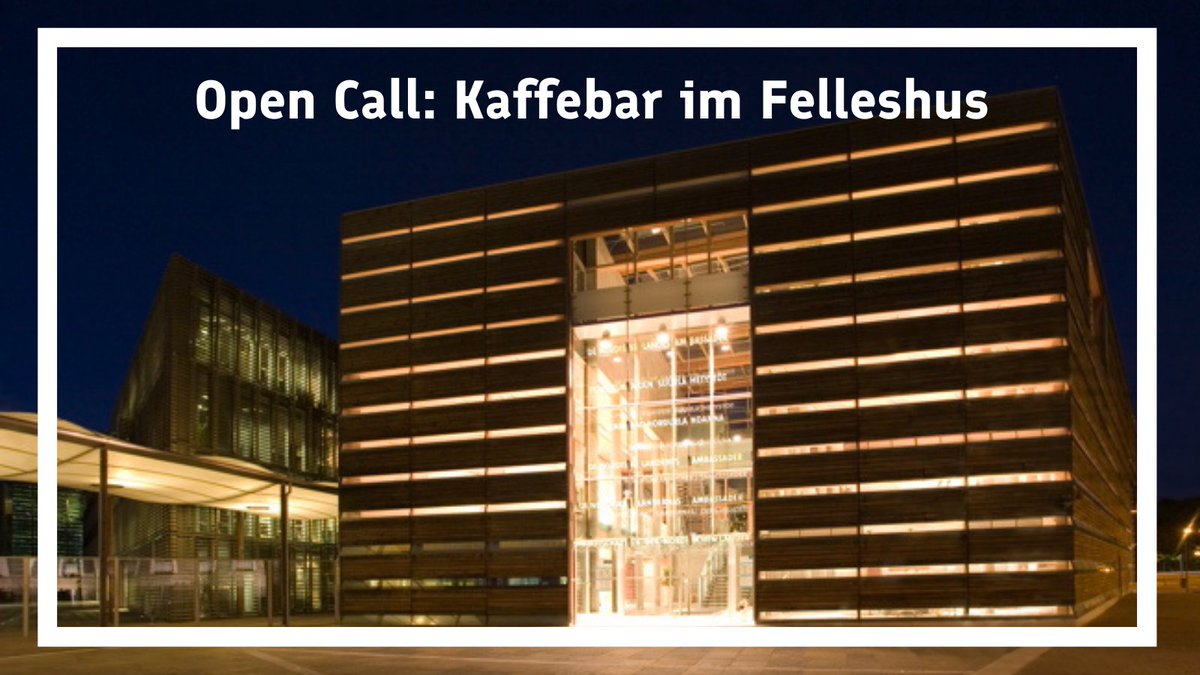 FinBotschaftDe's tweet photo. Alle Kaffeefans aufgepasst! ☕️🥐 Das Felleshus sucht einen neuen Betreiber/eine Betreiberin für unsere schöne Kaffebar im #Tiergarten. Bewerbungsschluss: 6. Februar 2022. Jetzt bewerben!

Weitere Details 👇https://t.co/9lUHLuaJ7v https://t.co/gNb0G5RoBV