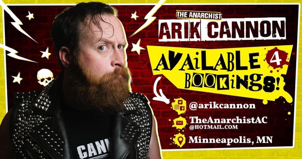 arikcannon's tweet photo. AVAILABLE FOR BOOKINGS!

I have opened up my calendar through the summer of 2022.

Please RT &amp; Share. 🍻
Let’s fill those weekends up!

You can DM, or send an e-mail to: theanarchistac@hotmail.com https://t.co/6jXL8A6DRN