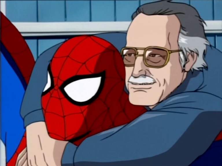 worldsfinest's tweet photo. The two-part Spider-Man: The Animated Series series finale, "Spider-Wars," debuted on this day (Jan. 31) in 1998! An epic send-off for the fan-beloved series, the finale included appearances by the Scarlet Spider, Uncle Ben and even Stan Lee! #SpiderMan #SpiderManTAS #SpideyTAS https://t.co/coYnZ5HM1H