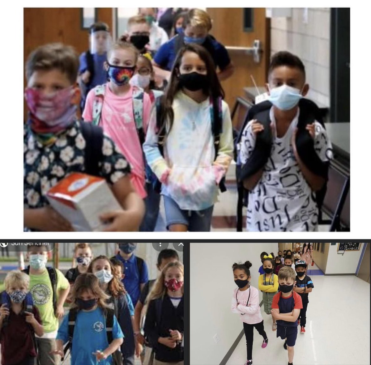 Not one super spreader event from professional and college games played this season. Millions of humans gathered closely together. Stadiums  filled to capacity every weekend for months and not one single outbreak, but this is what we do to our children. We are stuck on stupid.