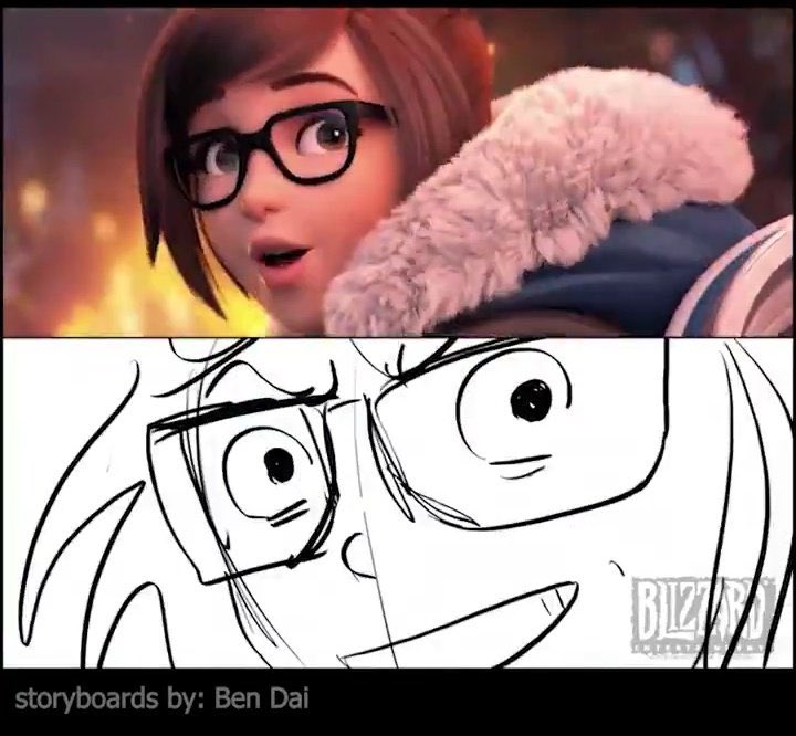 ArtofBenDai's tweet photo. I miss storyboarding, just a little. #Overwatch #storyboard #Blizzard #Animations https://t.co/JryfPngdQx
