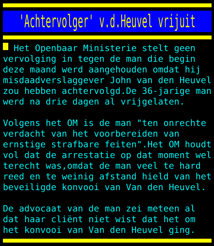 Justitie faalt