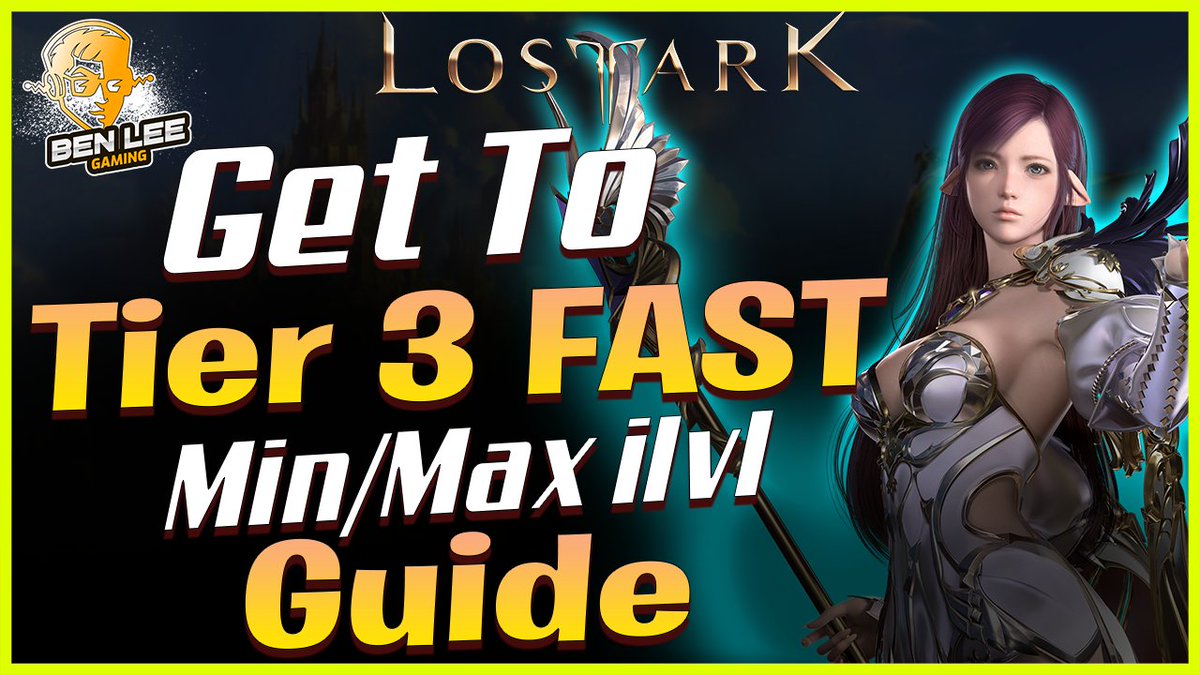 BenLeeGaming's tweet photo. Want to know how to power level to t3? Here my route to min max through t1 and t2 content FAST!  @playlostark 
Link:  https://t.co/21HSbCJXw2 https://t.co/WrxoYvYhoc