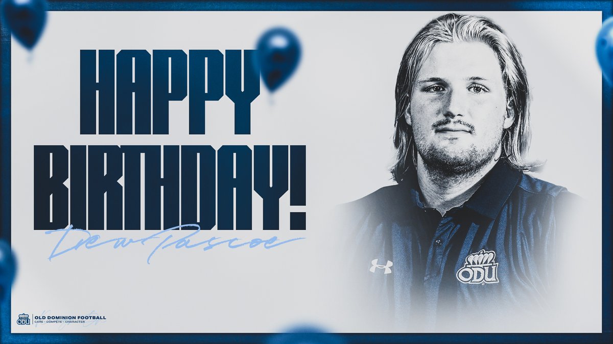 ODUFootball's tweet photo. Happy Birthday @drewpascoe4 !!!

#ReignOn https://t.co/RyGnnWerol