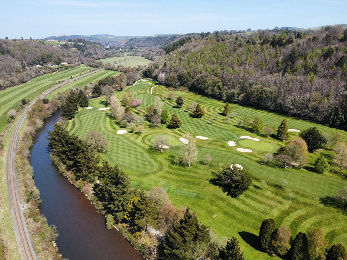 OpenGolfIreland's tweet photo. Take a moment.. enjoy @woodenbridgegc from the air - a must play course for anyone that hasn't been before. The heart of Wicklow, Ireland's Augusta https://t.co/Dkl9dPbnEO https://t.co/Lt2P5ga5Vv