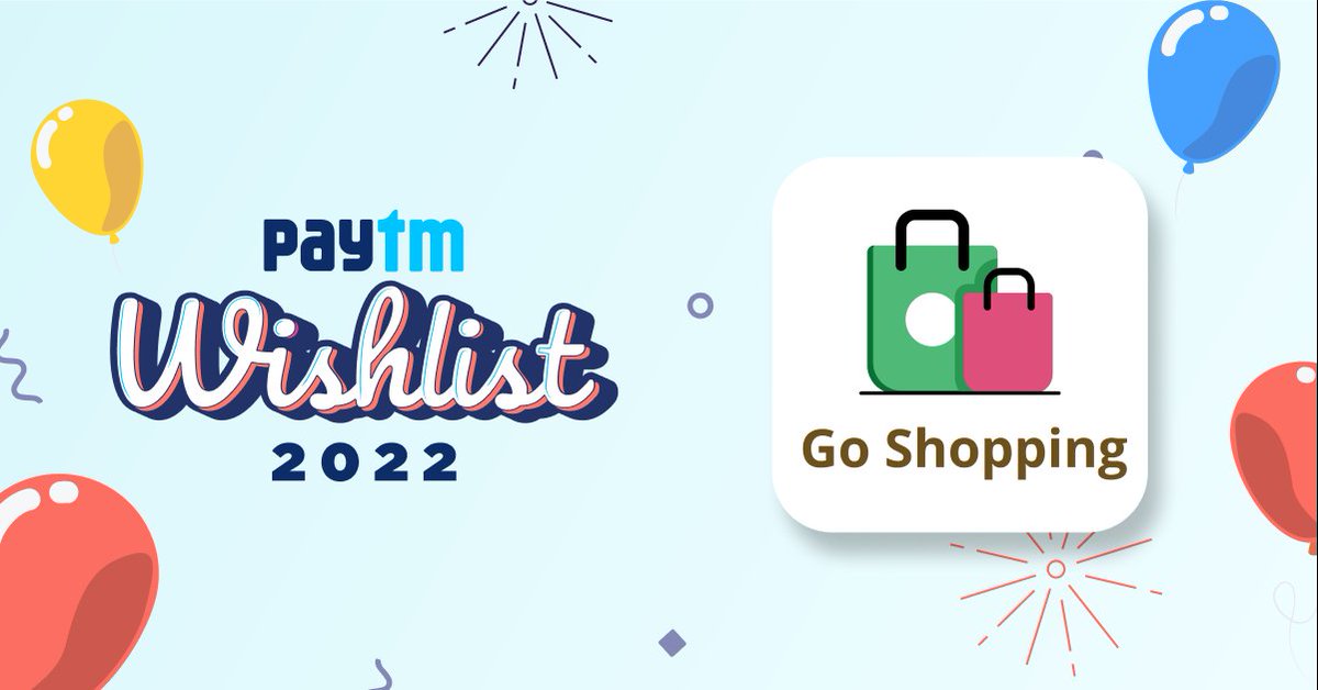 JaykarSundeep's tweet photo. Hey, I'm gifting you Go Shopping Card of Paytm Wishlist 2022! 

Get more &amp; Win up to ₹1,000! 
https://t.co/b2xbRuTN5r 
#PaytmWishlist2022 https://t.co/Uxha4BWh9U