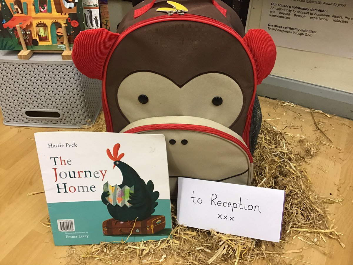 ReceptionTSP's tweet photo. The children were so excited this morning to find a straw nest and a suitcase, all packed ready for an adventure with Hattie Peck. We are all ready to use our incredible writing to plan what to pack for the Hatchlings #enjoy #writingadventures #TSPEnglish💙🌟 https://t.co/mQlovusUbE