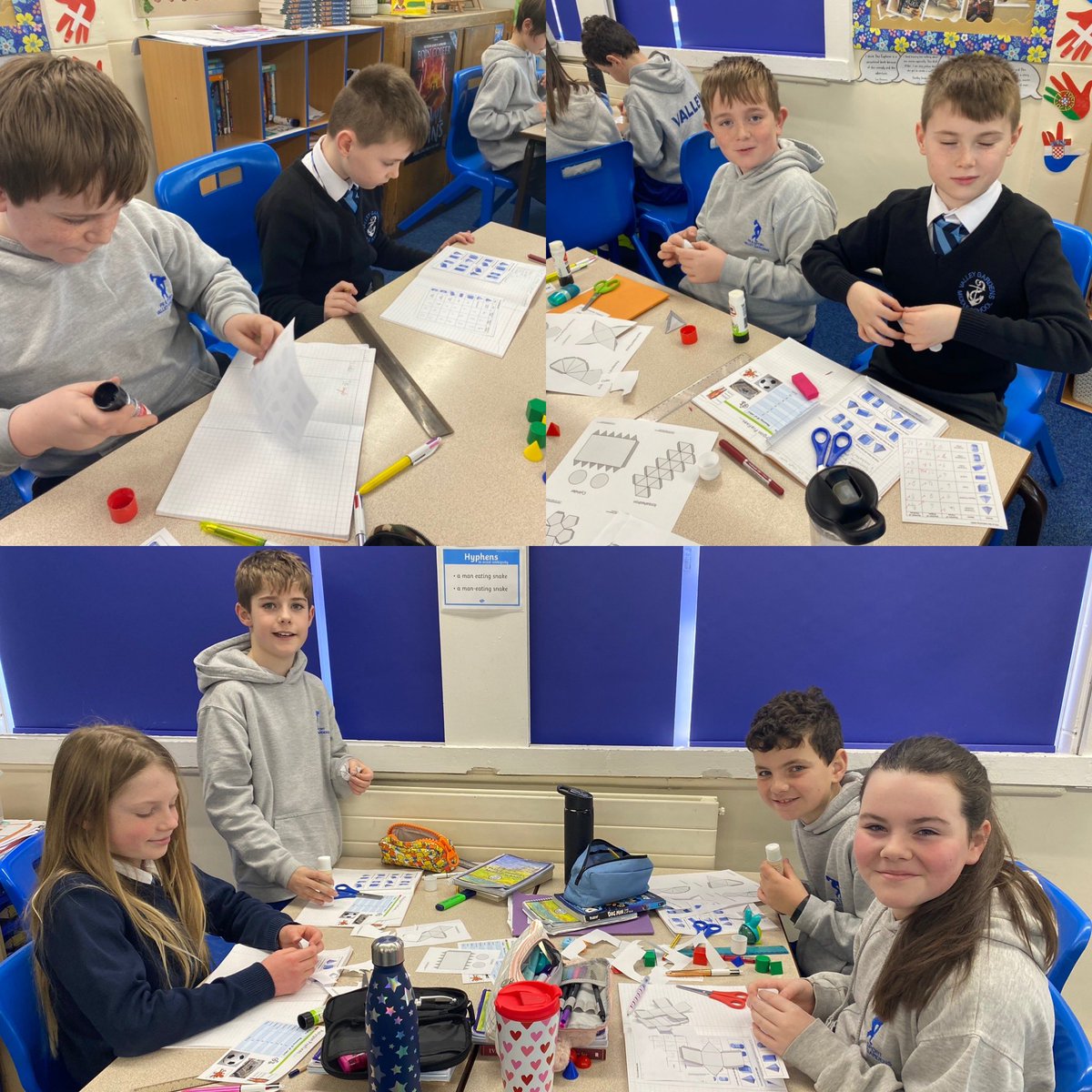valleygardensnt's tweet photo. Y5 are investigating the properties of 3D shapes and their nets.
#vgmsmaths #vgmsy5 https://t.co/niCe5DPjUU