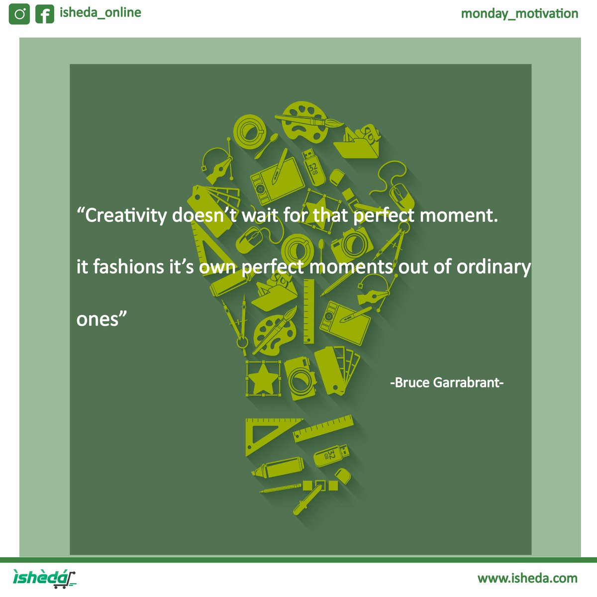 isheda_online's tweet photo. There's everything exceptional about creativity. Master and own your niche.

#mondaymotivation #creativemind #creativity #creativequotes #diyquotes https://t.co/bOL82tT6E0