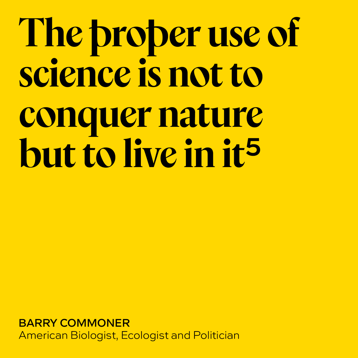 imagine5_real's tweet photo. Sustainable human development means living in harmony with nature and other living beings 🌱

#barrycommoner #sustainability #imagine5 https://t.co/MfxtbnJAJO