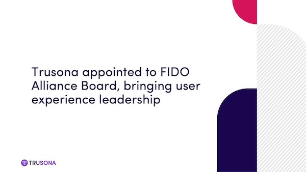 trusona_inc's tweet photo. 🚨 ANNOUNCEMENT: 

Trusona appointed to @FIDOAlliance Board of Directors with Kevin Goldman, Chief Experience Officer, as Primary Board Delegate — providing human-centered design influence to the global #passwordless standard.

🔗 Read the release:

https://t.co/pdgvAwOSdf https://t.co/RvwvMb8BBS