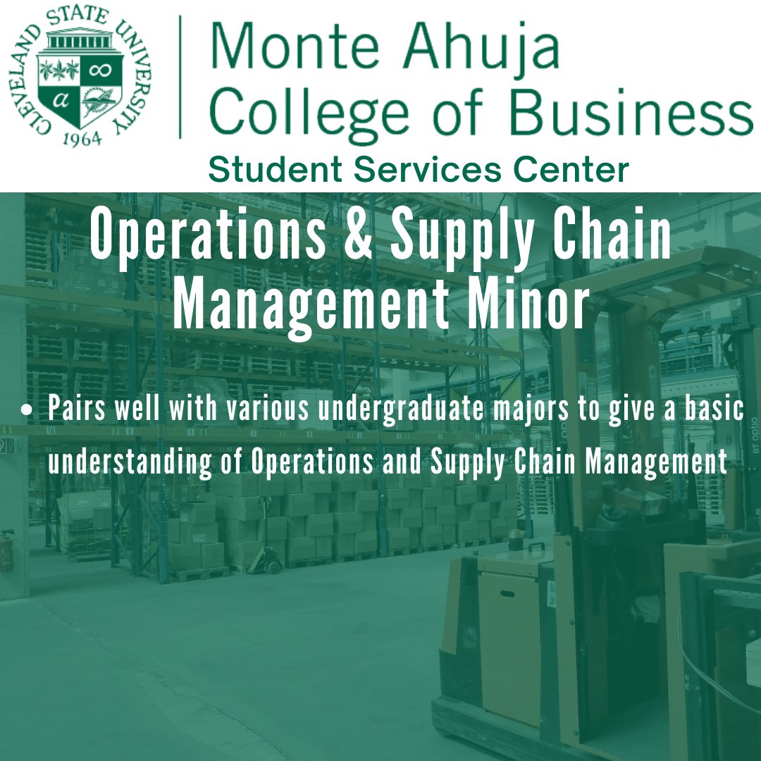 CSUCOBSS's tweet photo. Check out this thread!
The Monte Ahuja College of Business offers a major, minor, and certificate in Operations &amp; Supply Chain Management. Read more below. Please contact an advisor if you have any questions!
#clestate #csubiz #studentadvising #spring22 https://t.co/7pS7IG5VjE