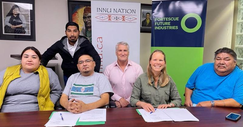 PoweringNow's tweet photo. Fortescue Future Industries (FFI) is looking at the feasibility of developing Gull Island in Labrador as a green #hydrogen project and recently signed a memorandum of understanding (MOU) with the Innu Nation - https://t.co/cvG7CTl4pj

#Labrador #Canada #Fortescue #InnuNation https://t.co/Y9k7GjCP0W