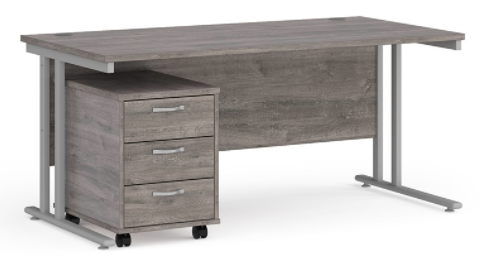 OF2Guk's tweet photo. Grey Oak desks with matching mobile drawer packs from £260.00 + vat https://t.co/fyECXbhc40