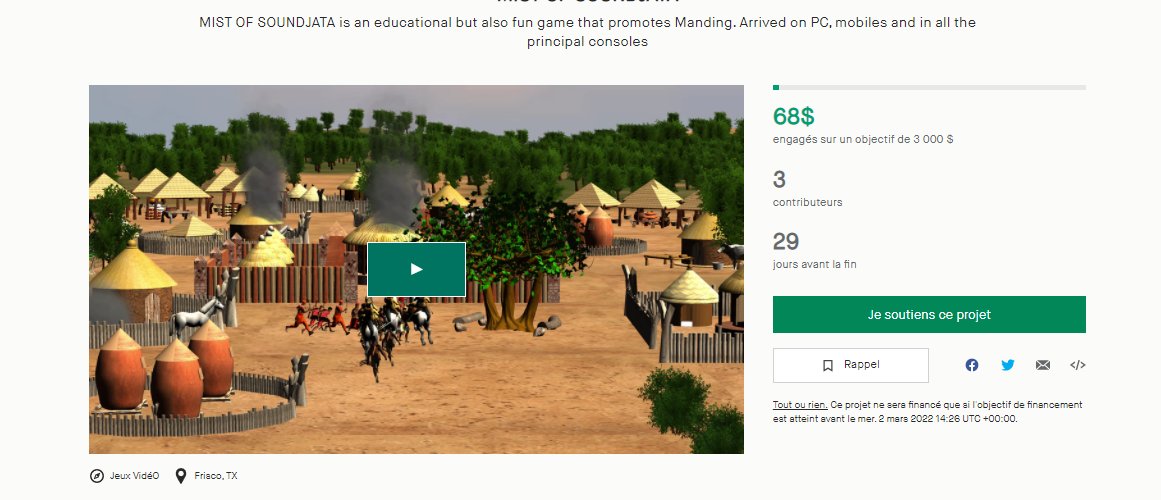 bit.ly/3m5XcSR 
 #DEVCommunity #DataScience  #flutter #cybersecurity #CodeNewbies #webdev #gamedev 
#Kickstarter #crowdfunding #crowdfund #games #Video #pcgames #videogames #strategy #Artist #cultural #Warriors #gaming #gamelover #educational #Entertainment #fungames