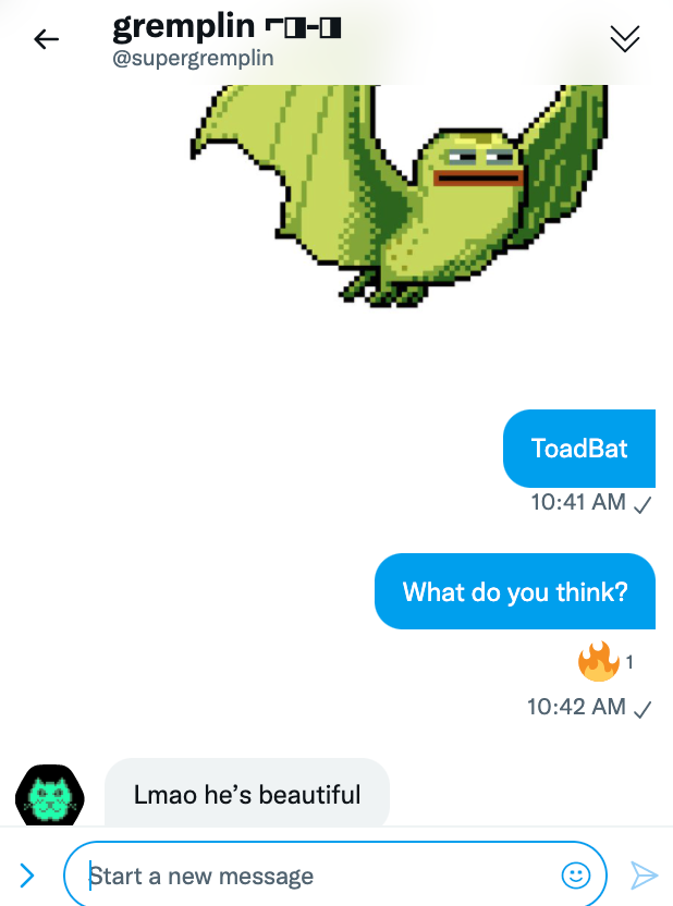 What happens when a CryptoBat bites a <a href="/cryptoadzNFT/">CrypToadz 🐸⛓</a>...