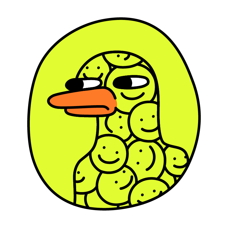 IndifferentDuck's tweet photo. Indifferent Smiles, definitely a Monday duck 🙂🙃 https://t.co/rs6AOArSg6