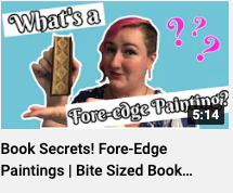 book_historia's tweet image. I just heard from the @bodleianlibs that it&apos;s #NationalBackwardsDay! Learn about the backside of books in this #BiteSizedBookHistory video about decorated fore-edges: youtube.com/watch?v=RUbAlf…