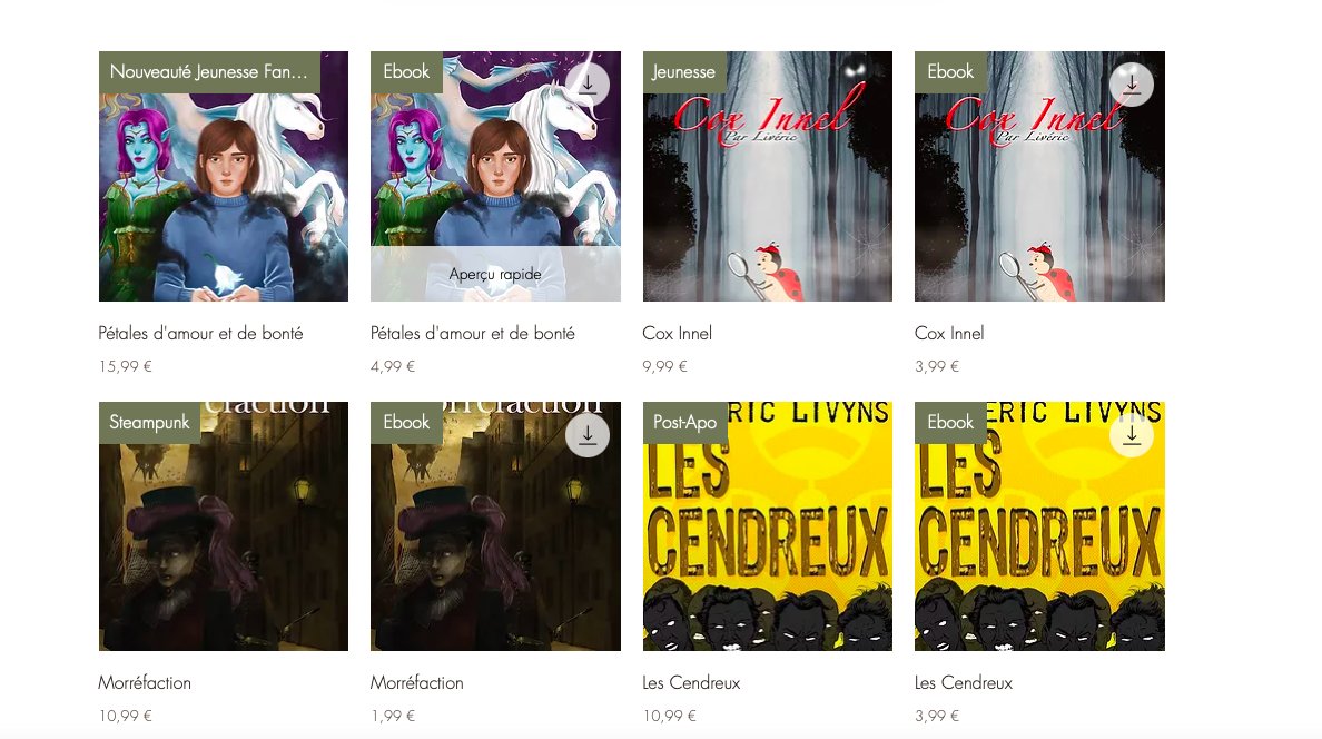 Tous nos livres sont aussi disponibles en ebook sur notre site (nuttysheep.com), ainsi que dans toutes les librairies en ligne.

#ebook #liseuse #sfff