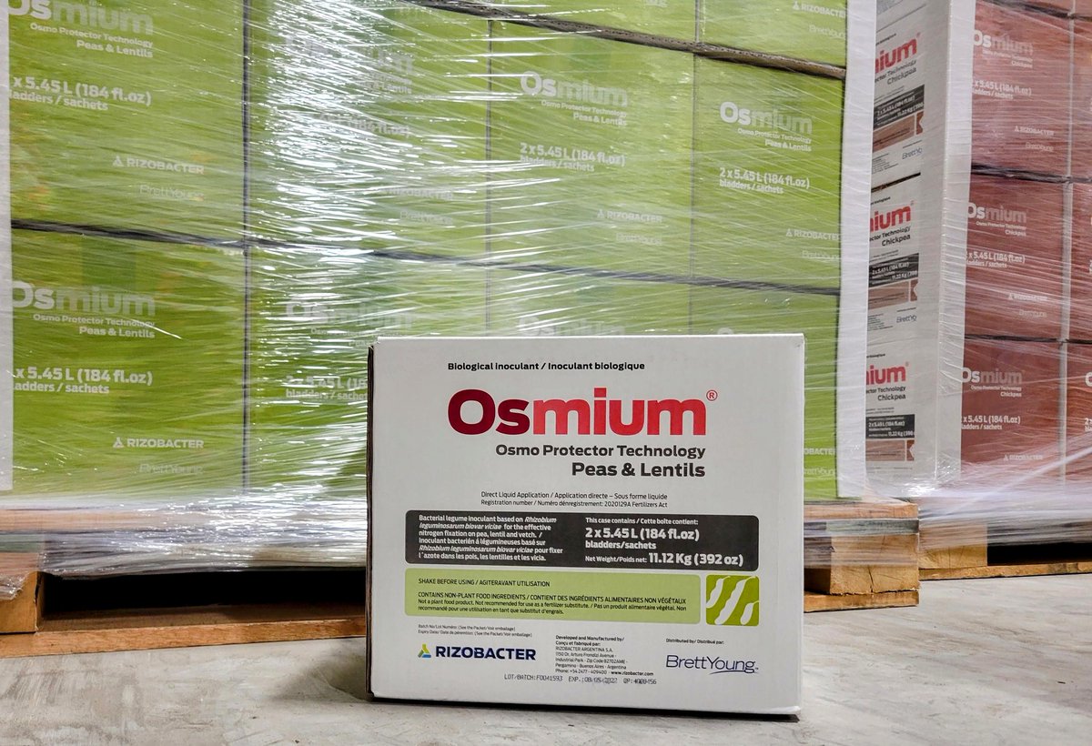 Rest easy this spring knowing your Osmium inoculant has great on-seed life and strong survivability even in adverse conditions thanks to Osmo Protector Technology