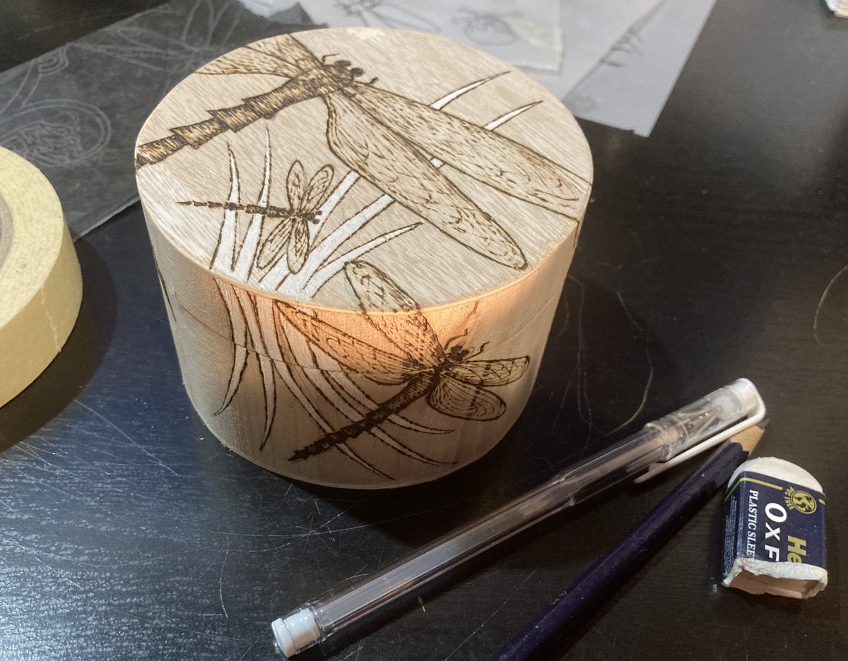 Making sample pieces for some forthcoming pyrography workshops 😁 #pyrographyartist #creativetherapy