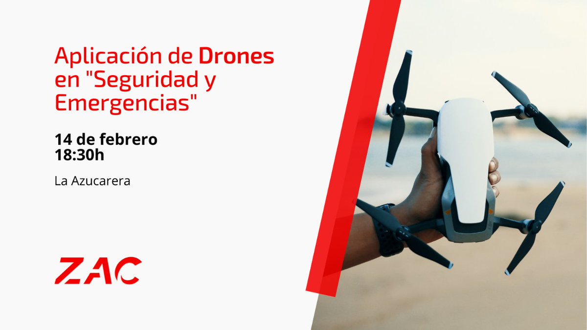 Zaragoza Activa (@zgzactiva) on Twitter photo Nuevas formaciones de #Drones en <a href="/ZGZActiva/">Zaragoza Activa</a> #TrasteandoZAC
👉 La Azucarera
14 febrero, 18:30h
con <a href="/AppaDrones/">APPA-DRONES</a>
⚠ 𝘼𝙥𝙡𝙞𝙘𝙖𝙘𝙞𝙤́𝙣 𝙙𝙚 𝘿𝙧𝙤𝙣𝙚𝙨 𝙚𝙣 "𝙎𝙚𝙜𝙪𝙧𝙞𝙙𝙖𝙙 𝙮 𝙀𝙢𝙚𝙧𝙜𝙚𝙣𝙘𝙞𝙖𝙨"
A͟p͟ú͟n͟t͟a͟t͟e͟ ✅ bit.ly/14FEBDrones Nuevas formaciones de #Drones en <a href="/ZGZActiva/">Zaragoza Activa</a> #TrasteandoZAC
👉 La Azucarera
14 febrero, 18:30h
con <a href="/AppaDrones/">APPA-DRONES</a>
⚠ 𝘼𝙥𝙡𝙞𝙘𝙖𝙘𝙞𝙤́𝙣 𝙙𝙚 𝘿𝙧𝙤𝙣𝙚𝙨 𝙚𝙣 "𝙎𝙚𝙜𝙪𝙧𝙞𝙙𝙖𝙙 𝙮 𝙀𝙢𝙚𝙧𝙜𝙚𝙣𝙘𝙞𝙖𝙨"
A͟p͟ú͟n͟t͟a͟t͟e͟ ✅ bit.ly/14FEBDrones