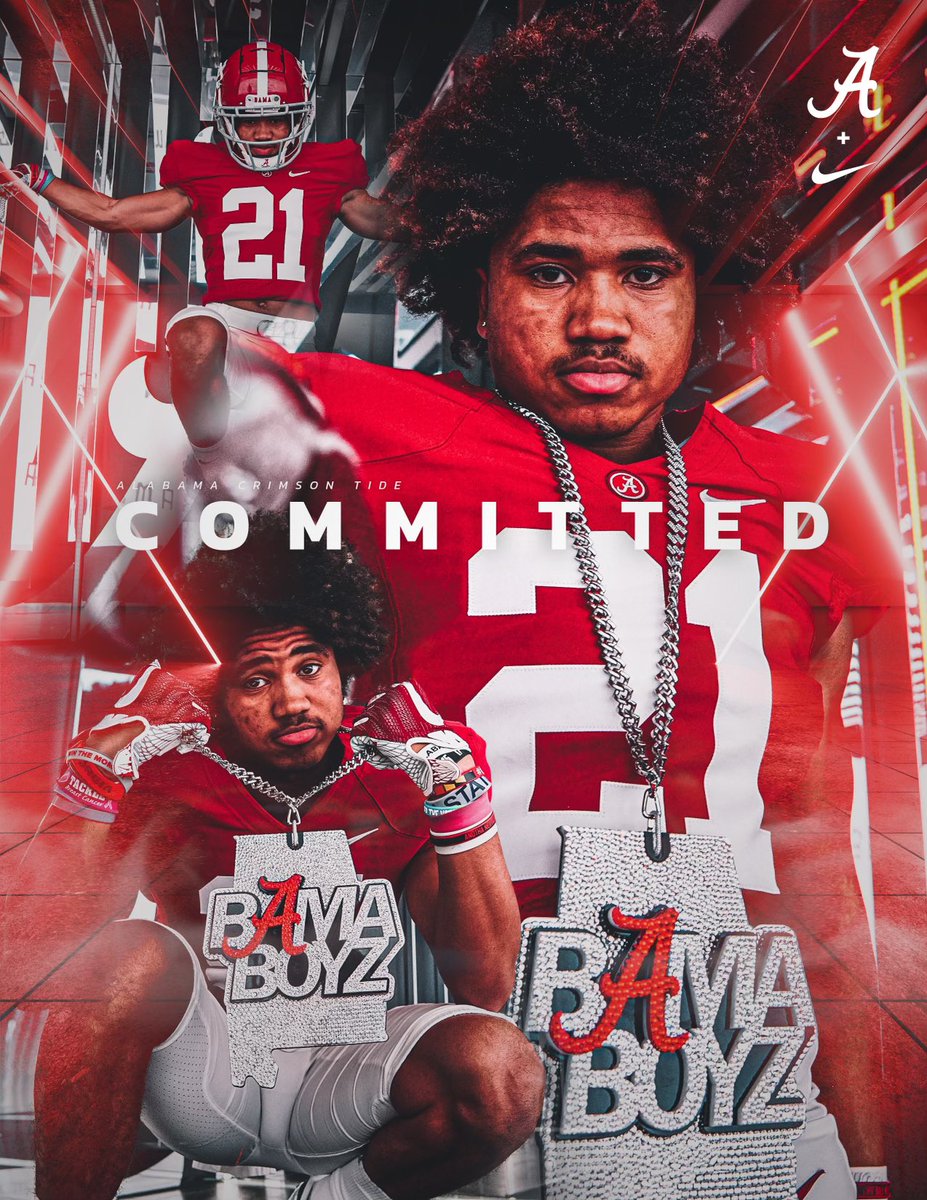 100% COMMITTED 🐘ROLL TIDE ROLL‼️<a href="/Coach_TRob/">Travaris Robinson</a> <a href="/BAMACoachG/">Robert Gillespie</a> <a href="/AlabamaFTBL/">Alabama Football</a>