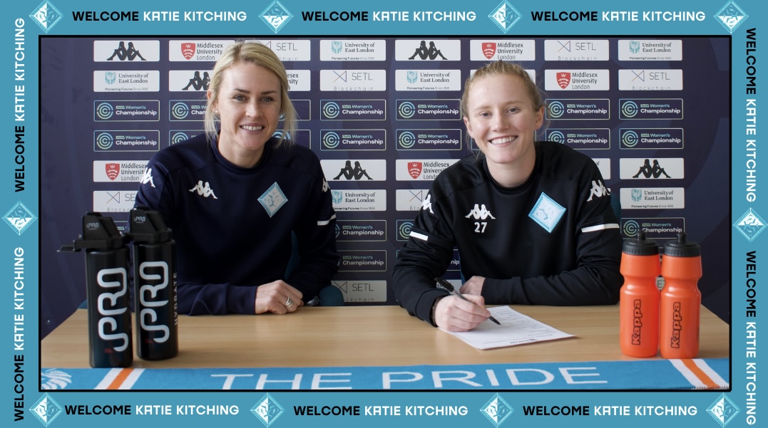 LC_Lionesses's tweet photo. The London City Lionesses are delighted to announce the signing of Katie Kitching! 

Welcome to the Pride, Katie! 🦁

https://t.co/8ySP7MUu99

#IncomingLioness #KappaSport https://t.co/pJHTcNw6y0