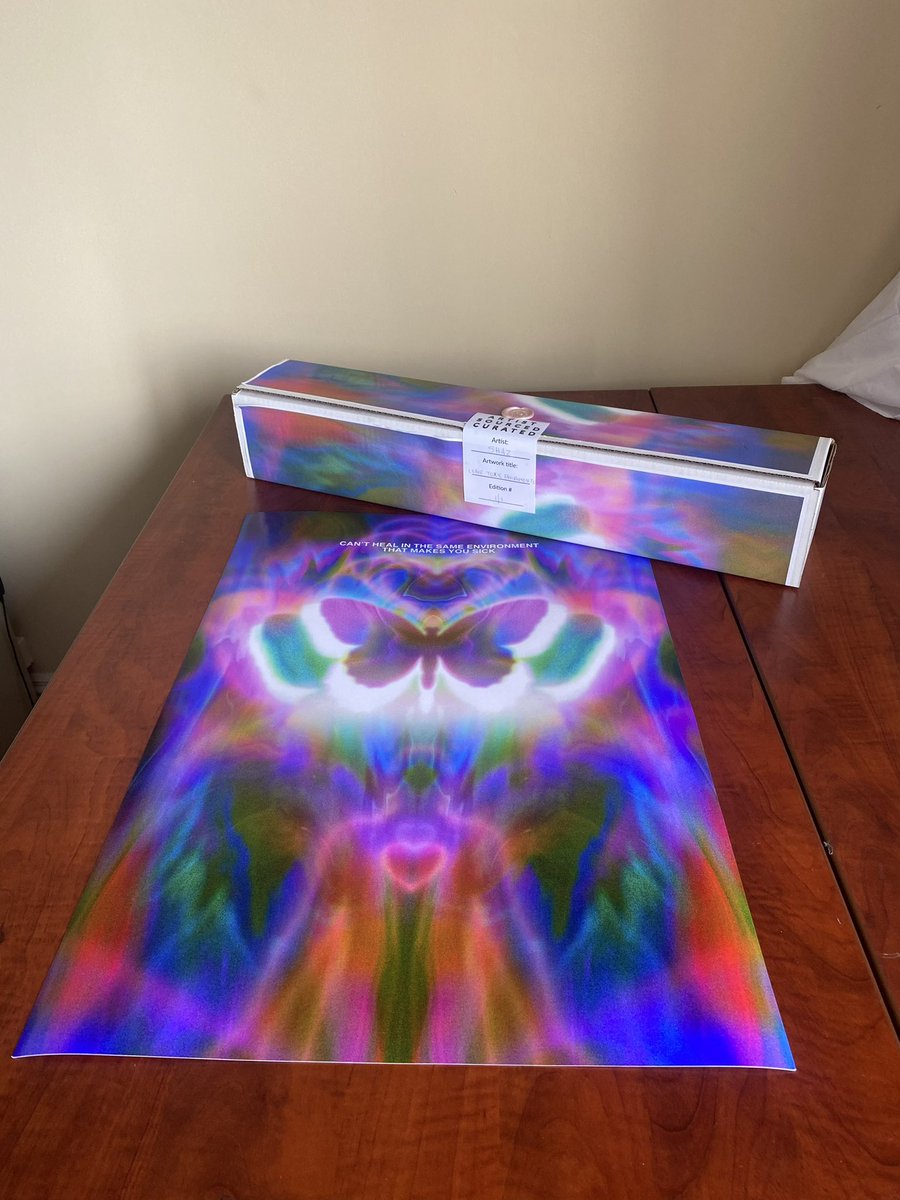 shazdidthis's tweet photo. TO CELEBRATE MY BIRTHDAY TODAY I’VE DROPPED LIMITED EDITIONS OF MY PRINTS THAT WILL COME SEALED  IN A SPECIAL BOX https://t.co/BVMnfq155N