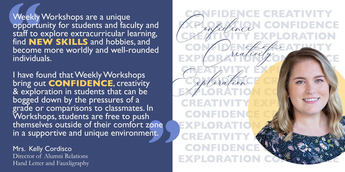 stdavidsschool's tweet image. Each trimester, faculty and staff dedicate their “free time” to teaching Workshops. Last semester, Kelly Cordisco, our Director of Alumni Relations, taught a calligraphy class. We’ve got to HAND it to our amazing faculty and staff. They go above and beyond for our students. #sdsw