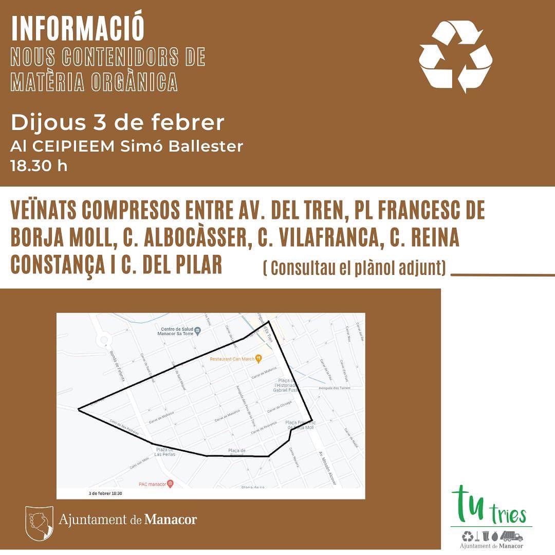 Medi Ambient i Mobilitat Ajuntament de Manacor tweet media